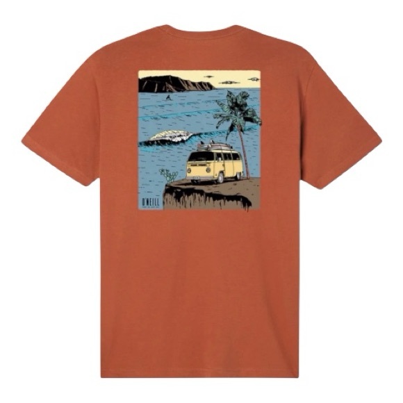 O'Neill Other - O'Neill Clear View Minimalist Tee Clay Small Earthy Surf Cotton